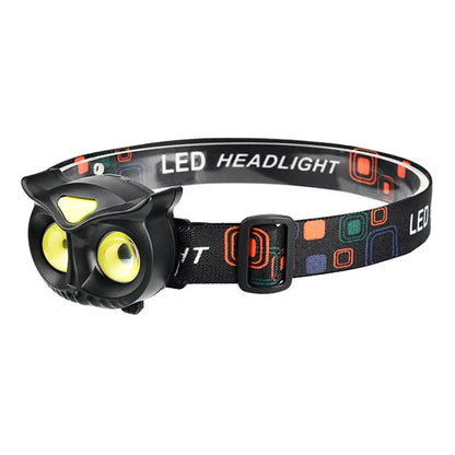 Motion Sensor LED Hat Clip Light, Rechargeable Waterproof Headlamp with Red Light for Night Fishing & Camping