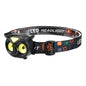 Motion Sensor LED Hat Clip Light, Rechargeable Waterproof Headlamp with Red Light for Night Fishing & Camping