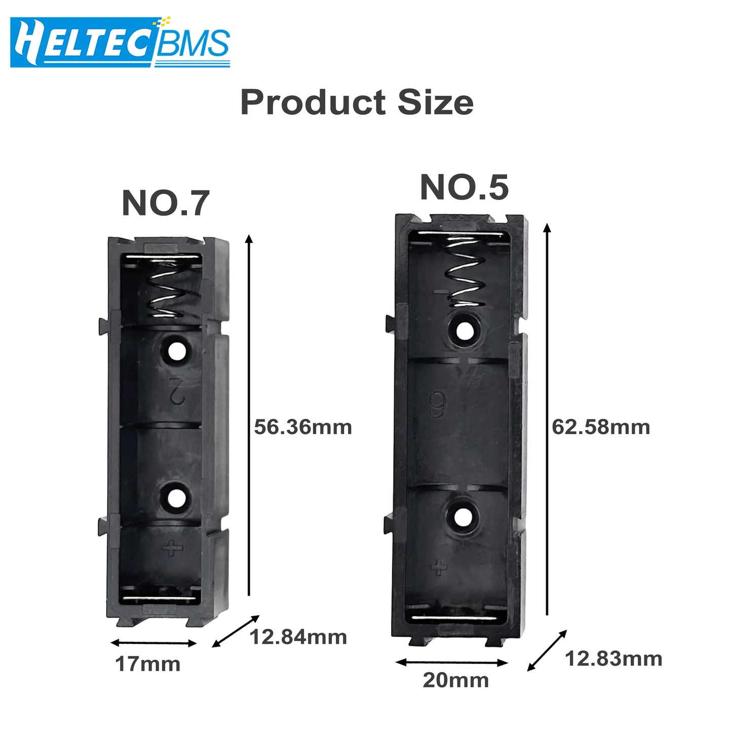 NO.5 Battery Cartridge Pin NO.7 Battery Slot PCB Base Free Splicing DIY Series Parallel Battery Storage Box