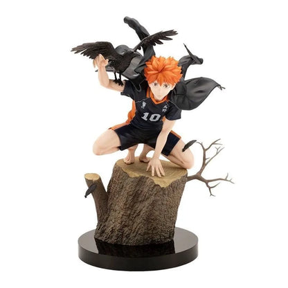 Haikyuu Gk 20cm Hinata Shoyo Tobio Kageyama Crow Stump Statue Model Cool Desktop Decoration Figure Collector Anime Fanatic