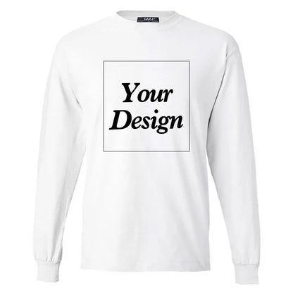Custom T shirt Customized Tshirt Personalized Tee Shirt Diy Print Your Photo Brand Logo Text Men Women 100% Cotton Premium Gift