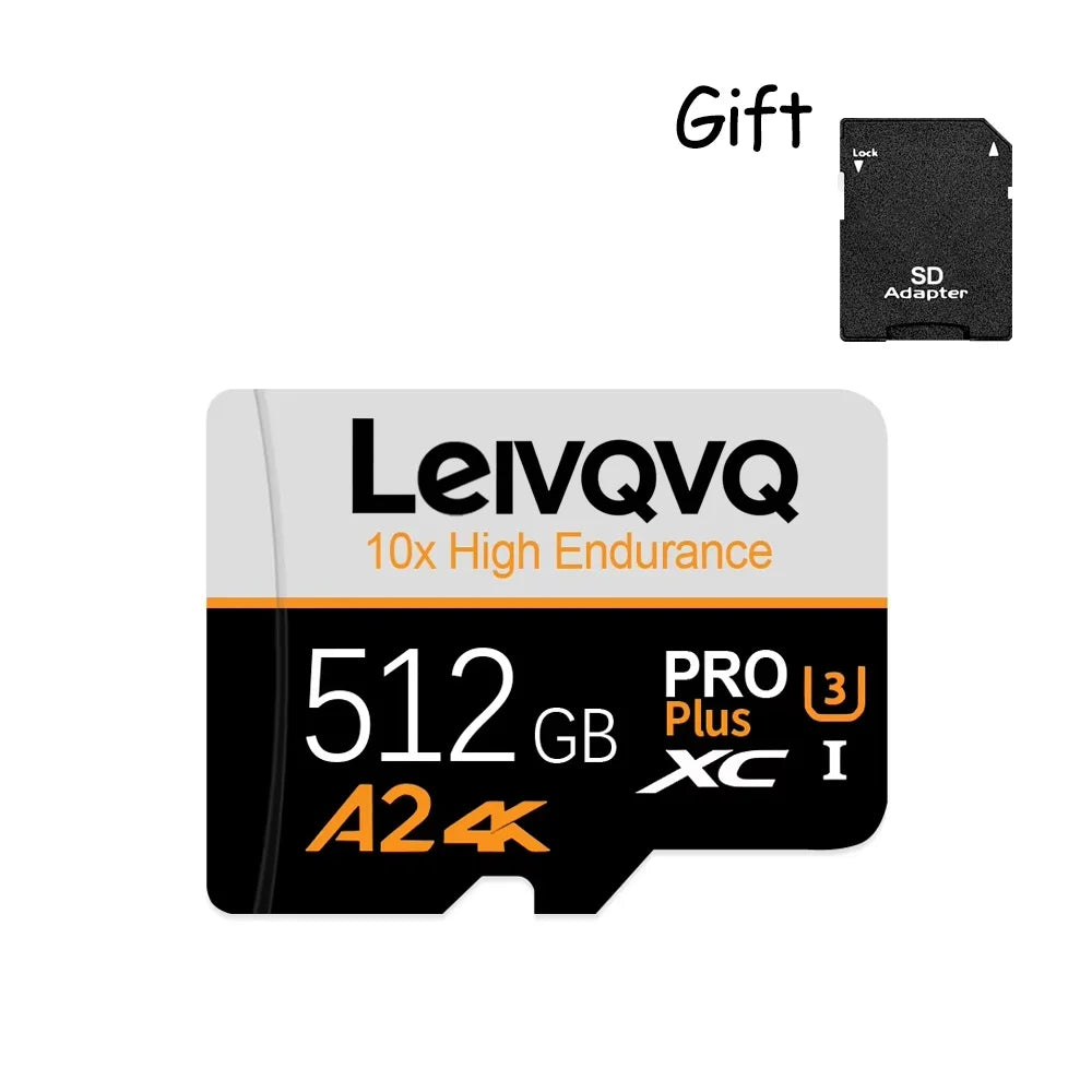 SD Memory Card 128GB 256GB 512GB SD Micro Card V60 U3 TF Card Memory Microsd For Xiaomi Surveillance Devices Drone SD Flash Card