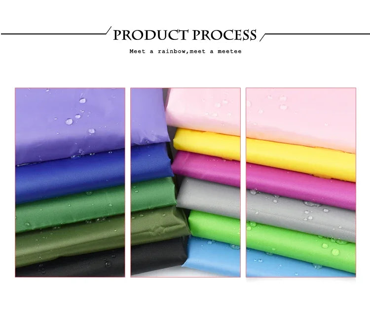 100/200X150CM 210D Oxford Waterproof Fabric Polyester Coated PU Cloth Tent Umbrella Fabrics By Meter DIY Sewing Accessories