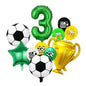 Football Birthday Decoration Party Supplies Tableware Balloons Set Candy Gift Boxes Football Birthday Gifts Kids Birthday Favors