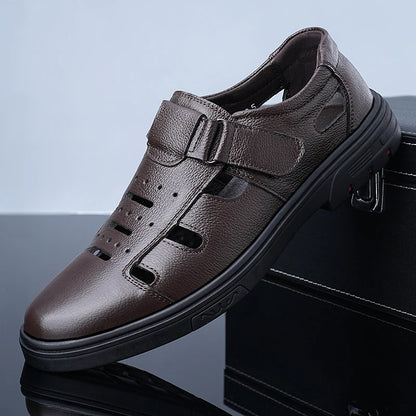 Men's Summer Hollow out Slip-On Shoes Anti-Slip Soft Bottom Casual Comfortable Breathable Loafers-705