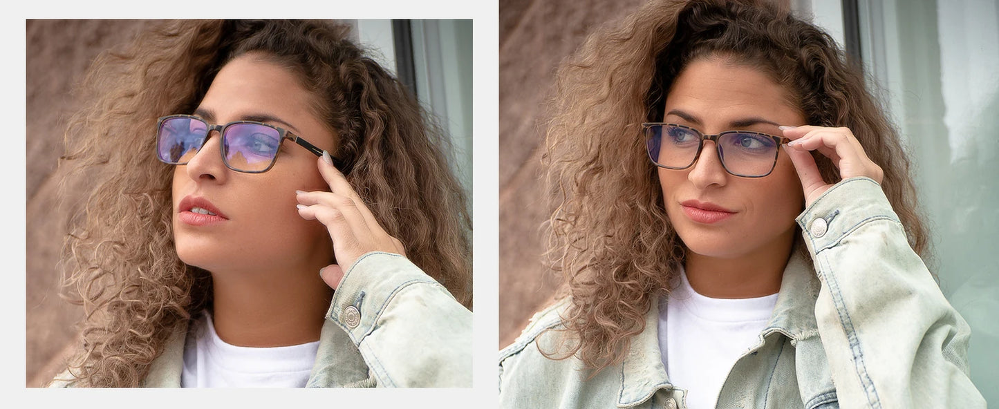 ZENOTTIC Fashion Square Anti Blue Light Blocking Reading Glasses Men Sport Readers Eyewear Unisex Anti Glare Computer Eyeglasses