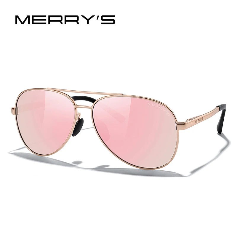 MERRYS DESIGN Classic Polarized Pilot Men Sunglasses For Driving Fashion Women Gradient Sunglasses UV400 S8268