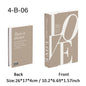 Open Luxury Fake Book Storage Box Home Decor Fashion Paris Decorative Books Interior Decoration Coffee Table Bedroom Ornaments