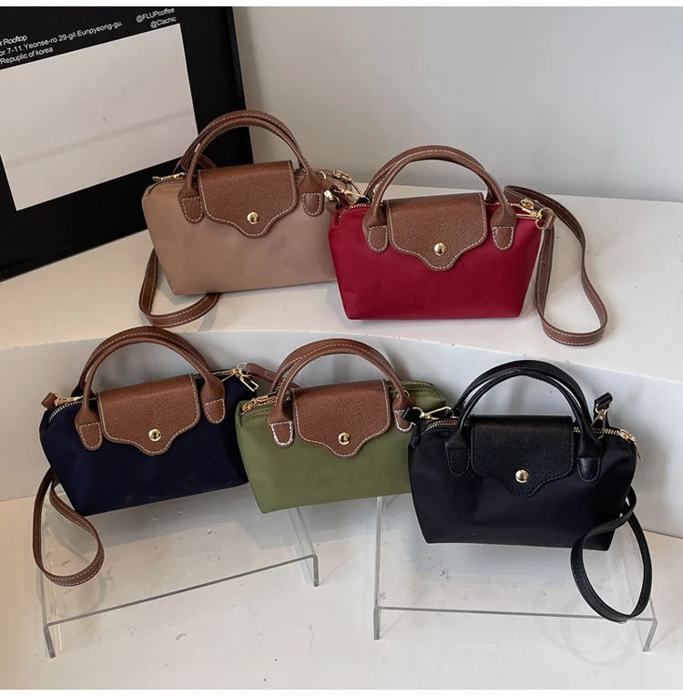 Retro Casual Fashion Ladies Shoulder Bag Stylish Trendy Crossbody Bag Quality Small Square Bag Urban Minimalist Style Polyest...