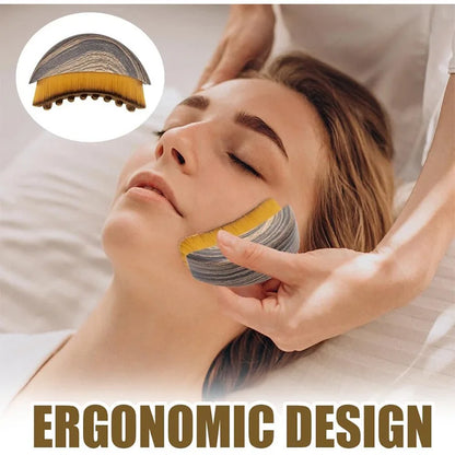 Lymphatic Contour Face Brush,Chin &Jawline Sculpting,Drainage Massager for Face,Ergonomically Designed to Fit The Skin Precisely