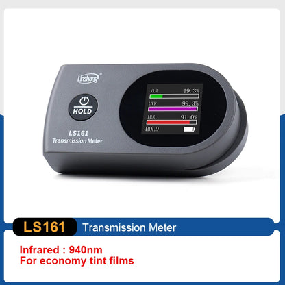 New Arrival Window Tint Meter TSER VLT UV IR Transmission Tint Meter LS161 LS161A LS161H Solar Film Tester for Cars