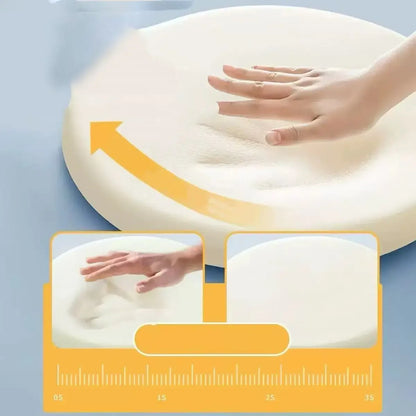 Inyahome Memory Foam Seat Cushion, Anti-Slip Soft Round Stool Pad for Home Kitchen Car & Office