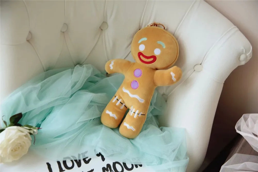 Gingerbread Man Plush Toy Biscuit Peluche Stuffed Cookie Soft Doll Room Decoration Birthday Gifts