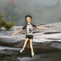 Anime Haikyuu Hinata Shoyo Kozume Kenma Cosplay Cotton Doll Iron Wire Skeleton Twistable Abstract Cartoon Figure Funny Dolls