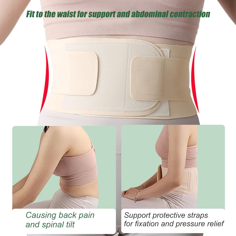 1pc New Thin Back Brace for Lower Back Pain Lumbar Support Belt for Men and Women, Waist Support for Lower Back Pain Relief
