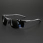 Classic Colorful Semi-Rimless Outdoor Polarized Sunglasses - Spring Hinge, UV400 for Driving, Fishing & Daily Use