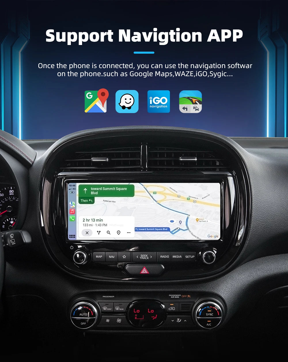 Wireless 2 in1 CarPlay Adapter for Apple iPhone Android Wired to Wireless Carplay AI Box USB Type C Connection Auto Car Dongle