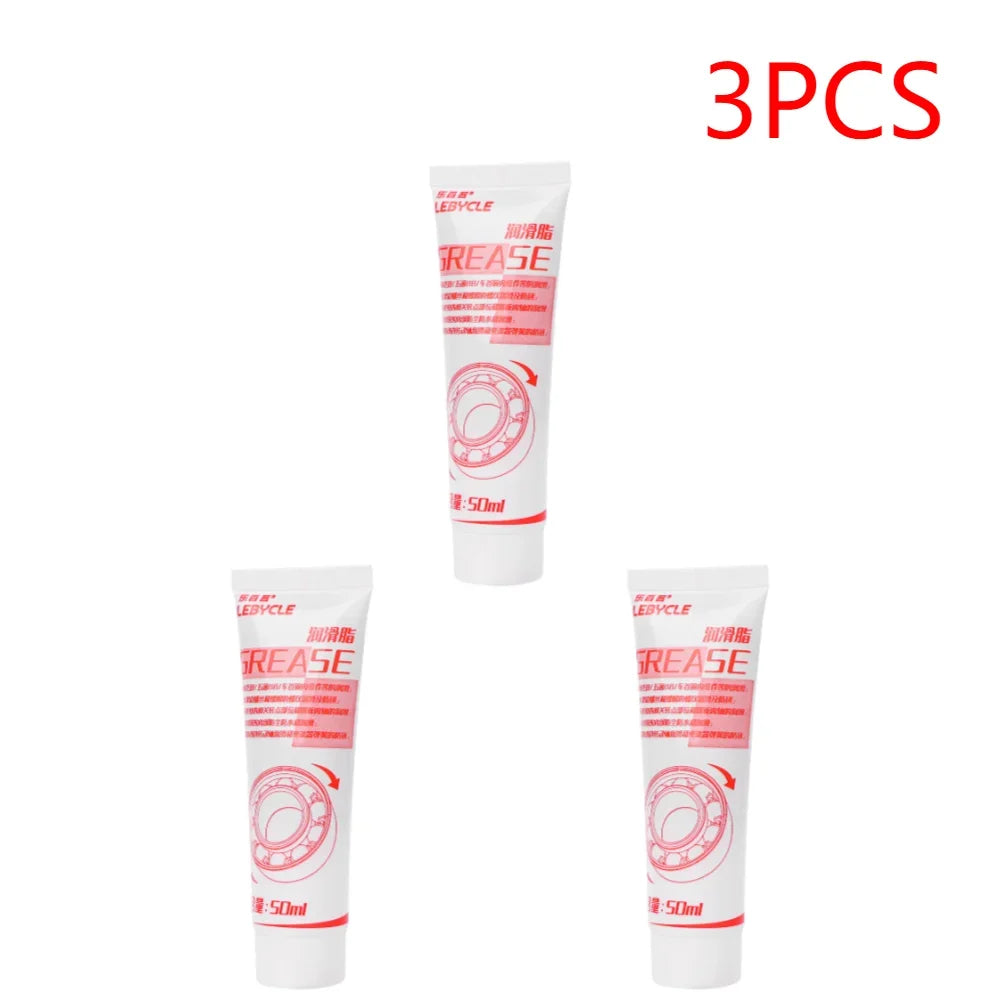 1-10 sztuk smaru rowerowego do łożysk 50ml Olej do łańcucha z narzędziem do smarowania Szybki smar do łańcucha rowerowego Mokry smar do łańcucha w celu zmniejszenia tarcia