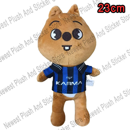 8pcs Skzoo Plush 25cm Kpop Cartoon Stuffed Animal Plushies Stray Kids Plush Doll Toys Kawaii JYP Adults KZ Fans Keychain  Gift