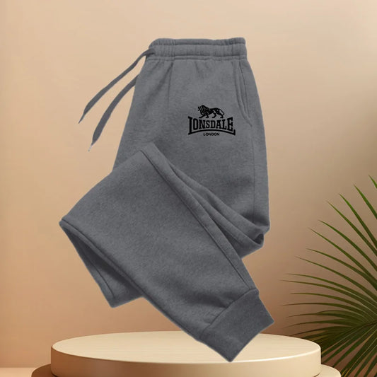 Modern Fit Jogger Sweatpants for Men Elastic Waist, Sports Tapered Trousers Great Street Gym Daily Wear
