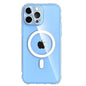 Fashion Anti-Yellow Crystal Clear Phone Case For iPhone 16 15 14 13 12 Pro Max Case for Magsafe Wireless Charging Acrylic Cover