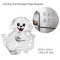 Transparent Dog Hair Storage Container Adorable Pet Keepsake Capsule Pendant With Key Ring for Pet Lovers DIY Memorial Keychain
