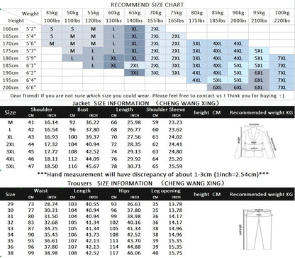 Suit New Style (Blazer+ Vest + Pants) Men's Fashion Business Outdoor Trend Striped Casual Slim-fit Wedding Host Gentleman's Suit