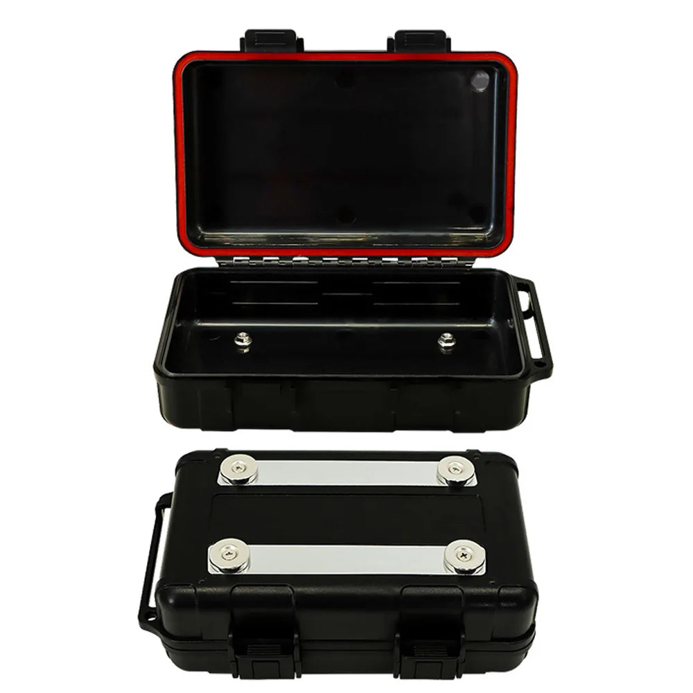 HONEYPUFF Sealed storage box storage tank with strong magnet UV protection storage tube Portable Car Organizer Car Storage Box