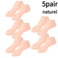1-5pairs Moisturizing Foot Socks,Silicone Socks for Dry Cracked Feet Women's Foot Socks Cracked Dead Skin Remove Protector