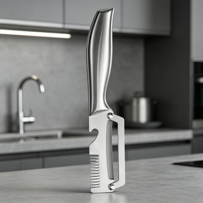 Multifunctional 3-in-1 Stainless Steel Peeler Vegetable & Fruit Slicer Shredder Versatile Kitchen Tool for Peeling Shredding