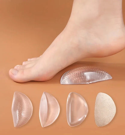 Orthotic Arch Foot Care Comfort Pain Silicone Orthopedic Insoles for Shoes Self-adhesive Foot Pads Flat Feet Arch Support Tools