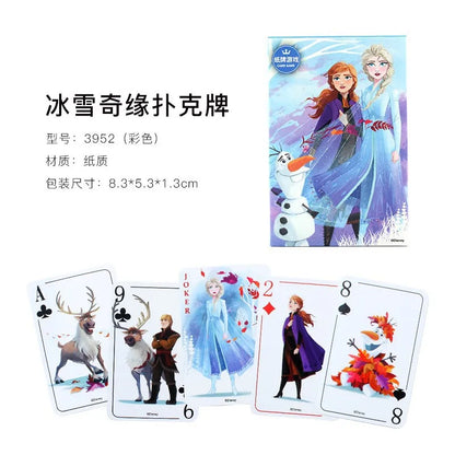 Disney Mickey Frozen Stitch Poker Lots-o'-Huggin' Bear Playing Cards Playing Cards Poker Indoor Family Entertainment Board Games