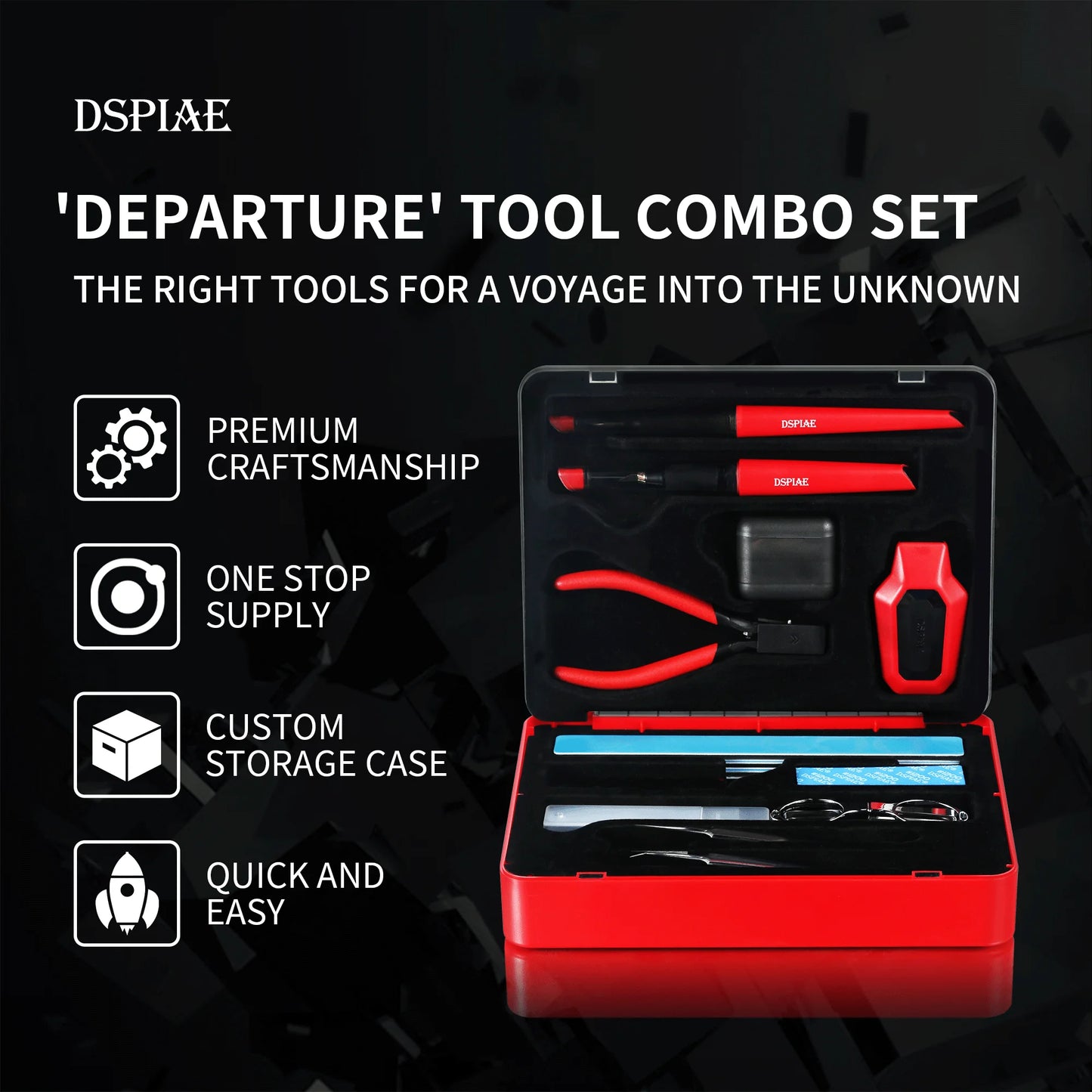 DSPIAE TC-S01 Zestaw wielofunkcyjnych narzędzi modelarskich Departuretool Combo