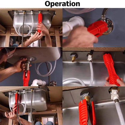 New 8 In 1 Multi Purpose Faucet and Sink Installer Wrench Anti-Slip Handle Double Head Wrench Tool Extra-long design Wrench Tool