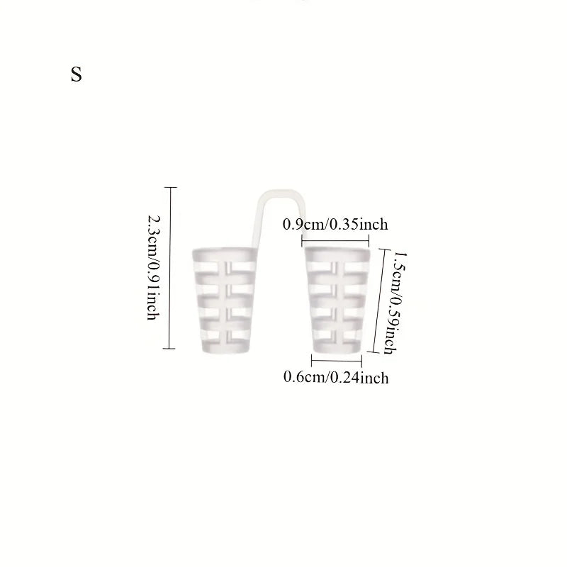Snore Reducing Devices, 5 Sizes x 2, Nose Expander for Improved Sleep and Breathing Assistance, Formaldehyde-Free, Safe