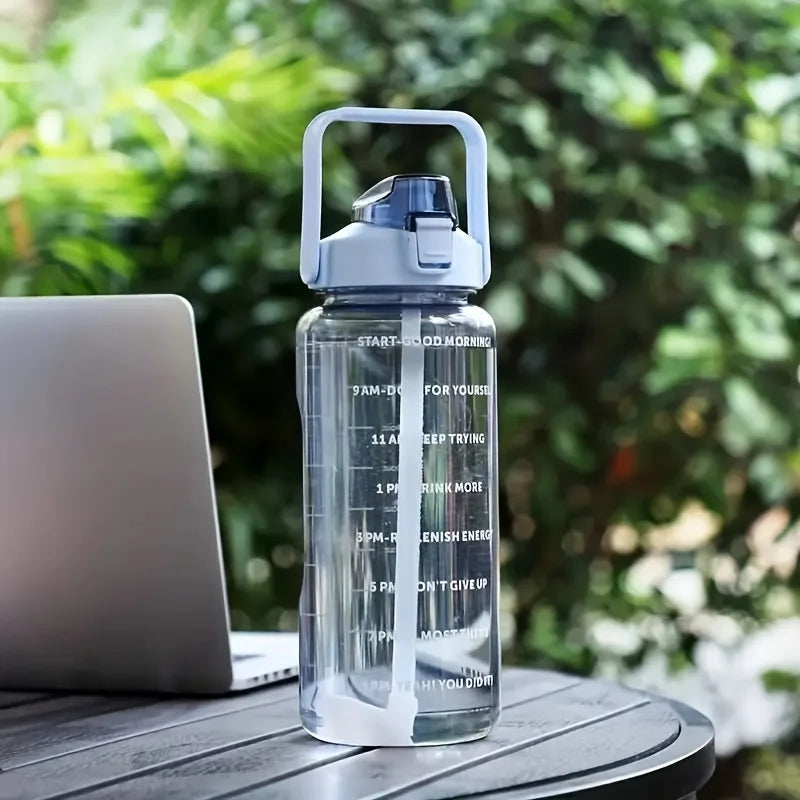 1 Piece, 64OZ (Approx. 2000ml)Large Outdoor Straw Water Cup, 1pc | Great for Hiking, Cycling, Birthday & Holiday Gifts