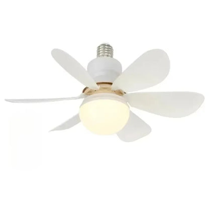 LED 30W Ceiling Fan Light E27 with Remote Control for Dimming Suitable for Living Room Study Household Use 85-265V