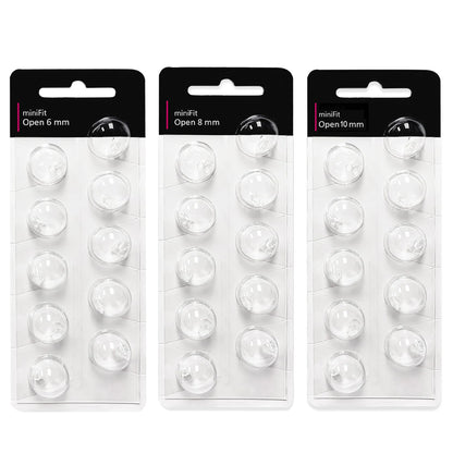 Open Vent  Hearing Aid Domes for Oticon Minifit, Ear Caps Replacements Parts Accessories Domes for Oticon Hearing Aid