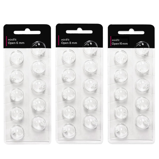 Open Vent  Hearing Aid Domes for Oticon Minifit, Ear Caps Replacements Parts Accessories Domes for Oticon Hearing Aid