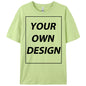 Personalized Custom Print Summer Y2K Team T-Shirt Cotton Casual Loose Short Sleeve Basics Fashion Tee Work Breathable Streetwear