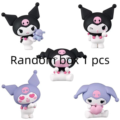 New In Stock Anime Figure Kuromi Cute Adorable Themes Blind Box Kawaii Mini Action Figure Desktop Decoration Girl Festival Gift