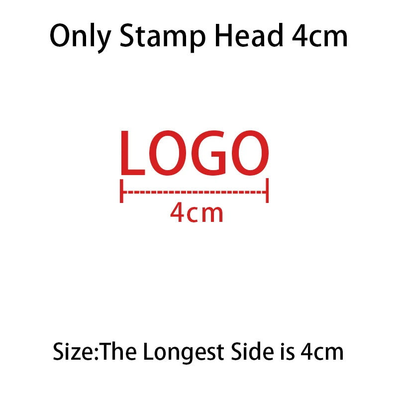 Personalized Leather Stamp Custom Logo Branding Iron Stamps Heating Brass Embosser Seals DIY Wood Cake Hamburger Craft Handmade