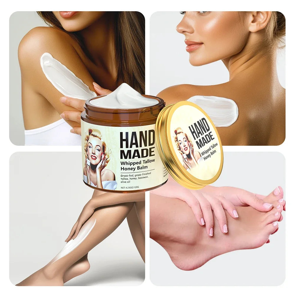 ENVISHA Handmade Skin Care Honey Whipped Tallow Face Cream Moisturizing Firming Nourishing Beauty Health