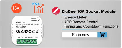 Smart Life ZigBee Motorized Swing Gate Sliding Gate Controller Dry Contact 110V 240V Voice Control Work with Tuya Google Home
