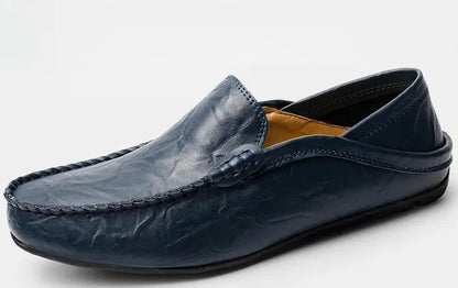 YUYIN Men's Leather Casual Loafers Wedding Dress Shoes Daily Casual Shoes New Large Size Fashionable Versatile High-Quality Shoe