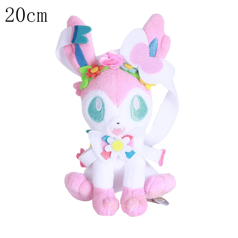 Pokemon Plush Sylveon Ponyta Toy Sandshrew Riolu Pikachu Celebi Lugia Jirachi Elekid Plushies Toys Hobbies Kids Xmas Kid Gifts