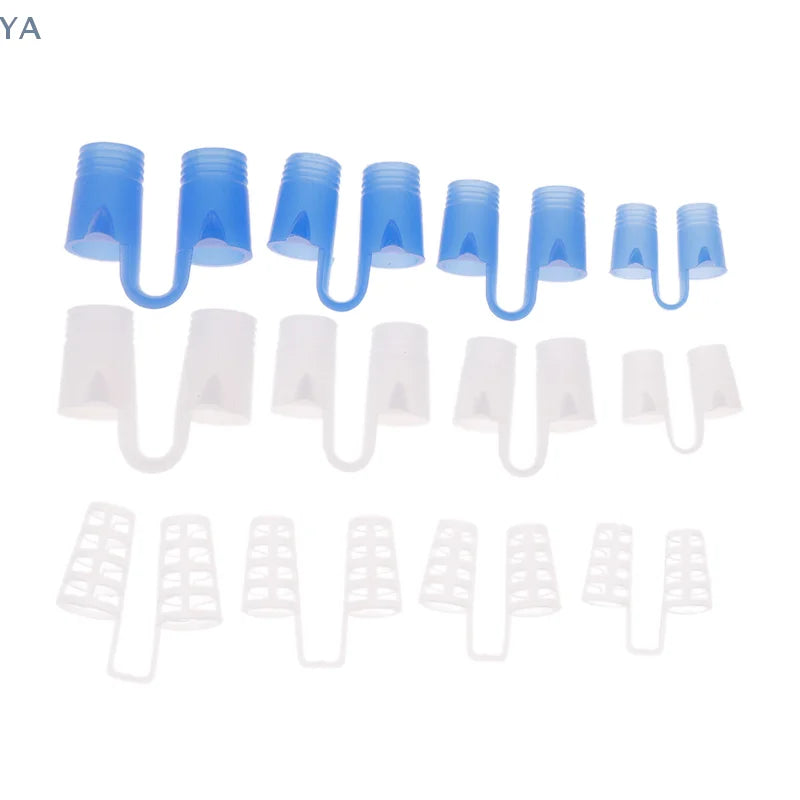 [Y]Silicone Anti Snore Nasal Dilators Apnea Aid Snoring Nose Clip Nose Breathing Apparatus Devices 4/8Pcs