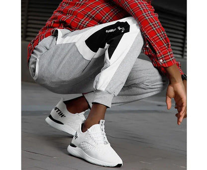 Men Breathable Height Increase Shoes  Lightweight Sneakers Invisible Height Increase Shoes 8cm Breathable Mesh Sneakers10cm