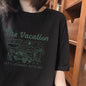 Trendy Retro Japanese Short Sleeve Loose T-Shirt Women's Summer Design Casual Student Top Crew Neck Short Sleeved Top