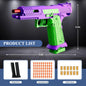 Colt 1911 Shell Soft-Bullet Gun Can Be Fired Toy Gun Fully Automatic Pistol Shooting Games for Boys Kids Christmas Gift